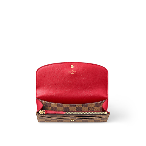 Emilie Wallet Damier Ebene Canvas in Women's Wallets and Small Leather Goods All Wallets and Small Leather Goods collections by Louis Vuitton (Product zoom)