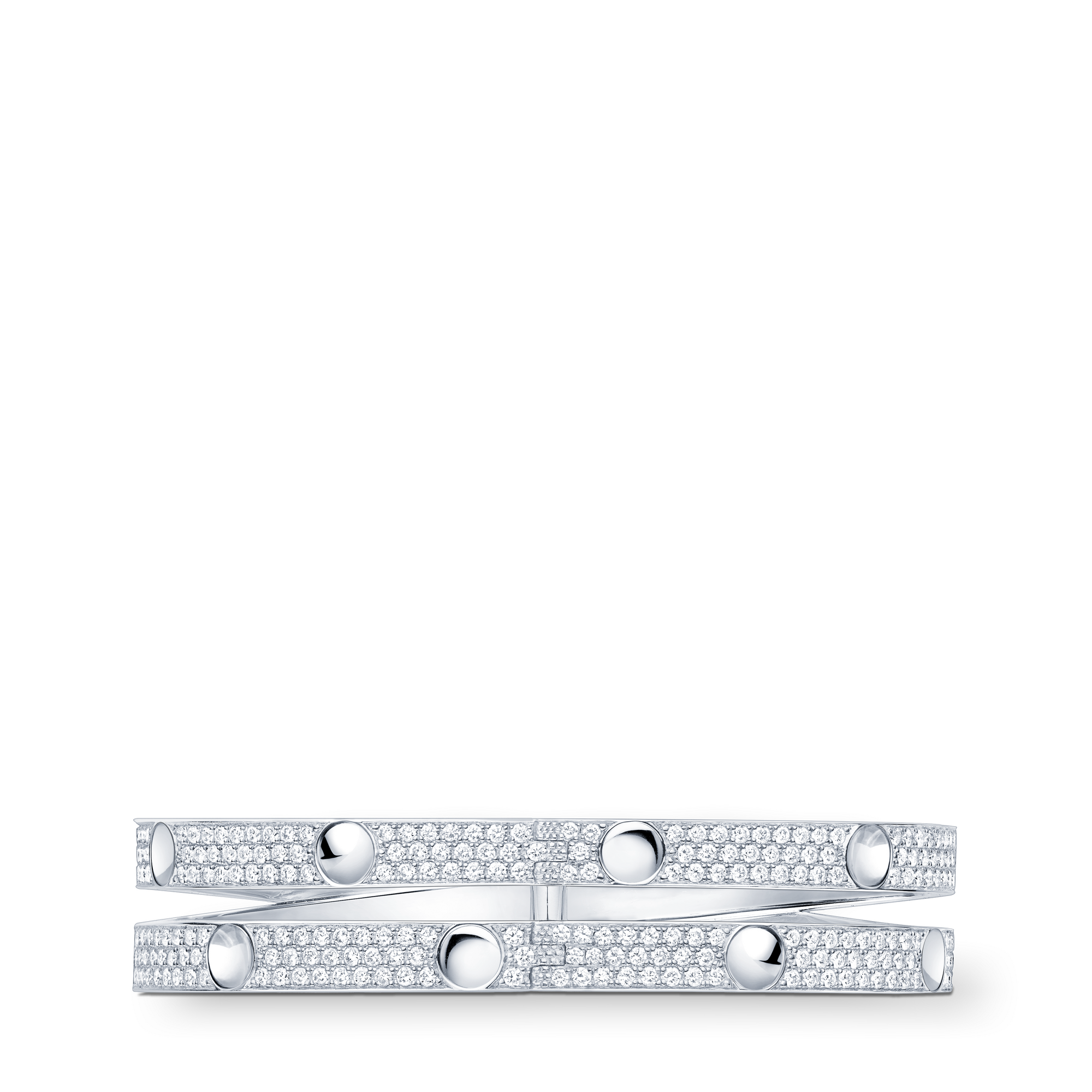 Empreinte Bangle, White Gold and Diamonds  in Jewellery