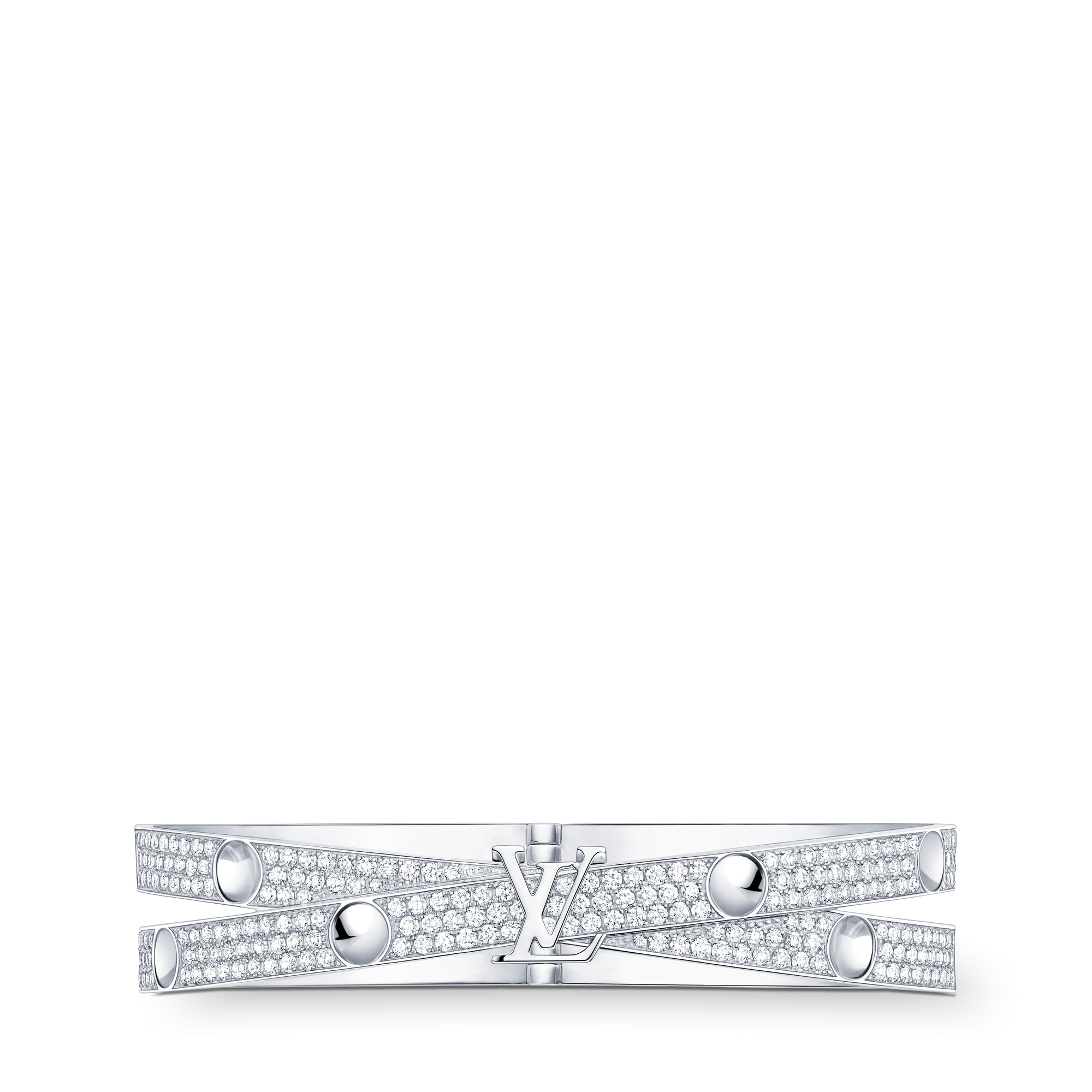 Empreinte Bangle, White Gold and Diamonds  in Jewellery