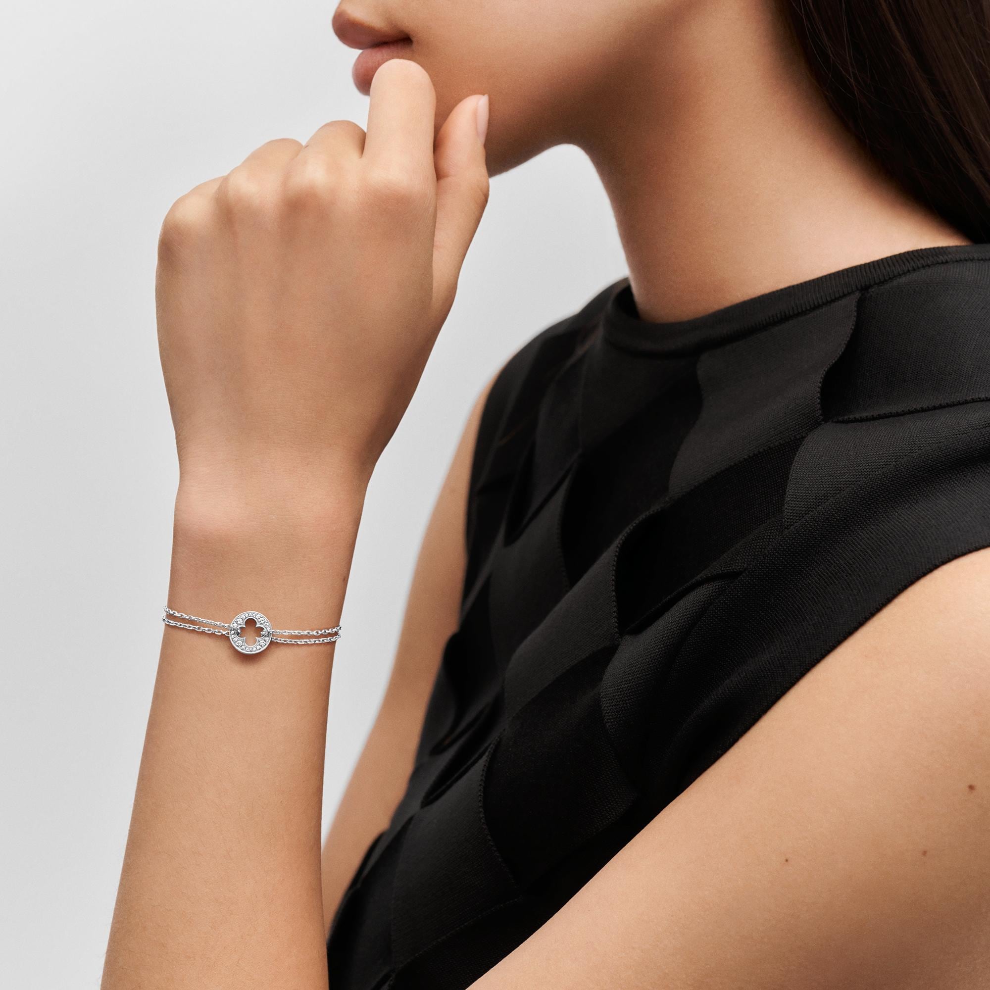 Empreinte Chain Bracelet, White Gold And Diamonds - Jewellery | LOUIS  VUITTON