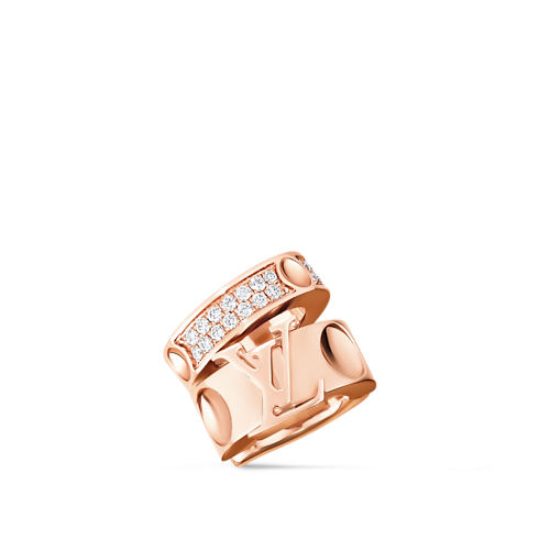 Empreinte Ear Cuff, Pink Gold And Diamonds - Per Unit in Jewellery's Categories Earrings collections by Louis Vuitton (Product zoom)