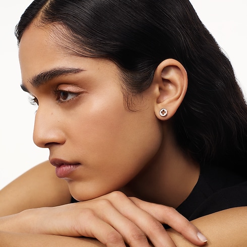 Empreinte Ear Studs, White Gold in Jewellery's Categories All Fine Jewellery collections by Louis Vuitton (Product zoom)