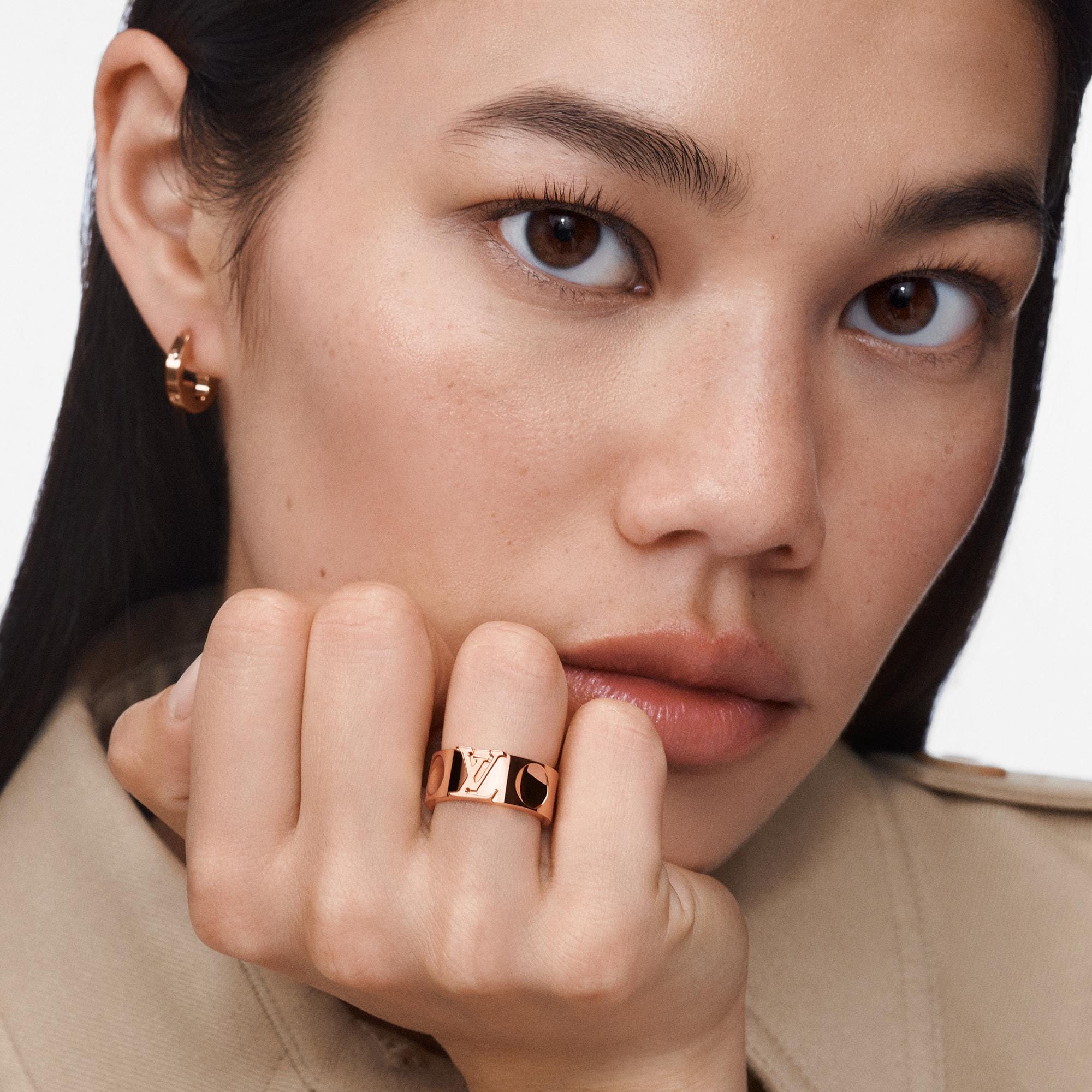 Empreinte Large Ring, Pink Gold Categories Q9R87H LOUIS VUITTON