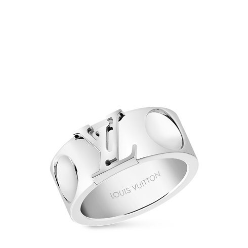 Empreinte Large Ring, White Gold in Jewellery's Categories All Fine Jewellery collections by Louis Vuitton (Product zoom)
