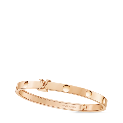 Empreinte Medium Bangle, Pink Gold in Les Extraordinaires's Jewellery Bracelets collections by Louis Vuitton (Product zoom)