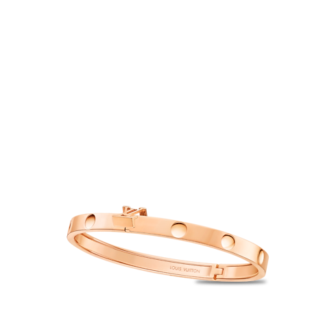 Empreinte Medium Bangle, Pink Gold in Les Extraordinaires's Jewellery Bracelets collections by Louis Vuitton (Product zoom)