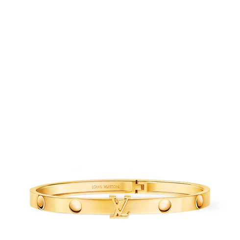 Empreinte Medium Bangle, Yellow Gold in Les Extraordinaires's Jewellery Bracelets collections by Louis Vuitton (Product zoom)