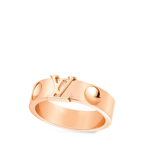 Empreinte Medium Ring, Pink Gold in Les Extraordinaires's Jewellery Rings collections by Louis Vuitton (Product zoom)