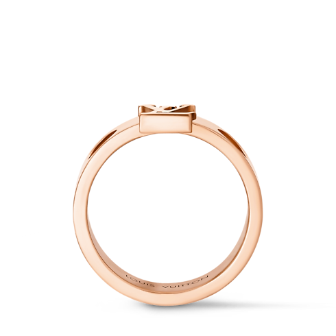 Empreinte Medium Ring, Pink Gold in Les Extraordinaires's Jewellery Rings collections by Louis Vuitton (Product zoom)
