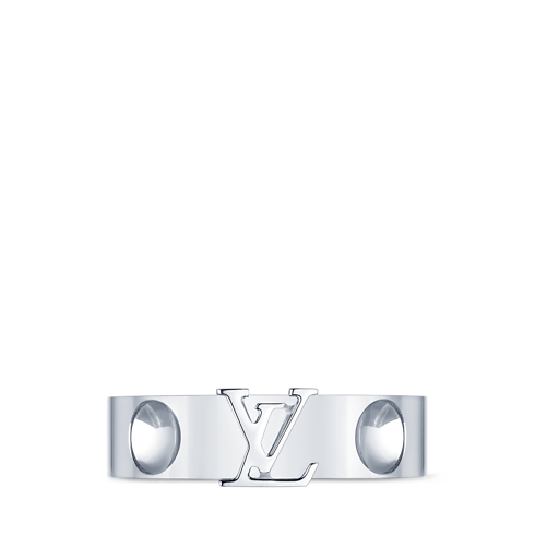 Empreinte Medium Ring, White Gold in Les Extraordinaires's Jewellery Rings collections by Louis Vuitton (Product zoom)