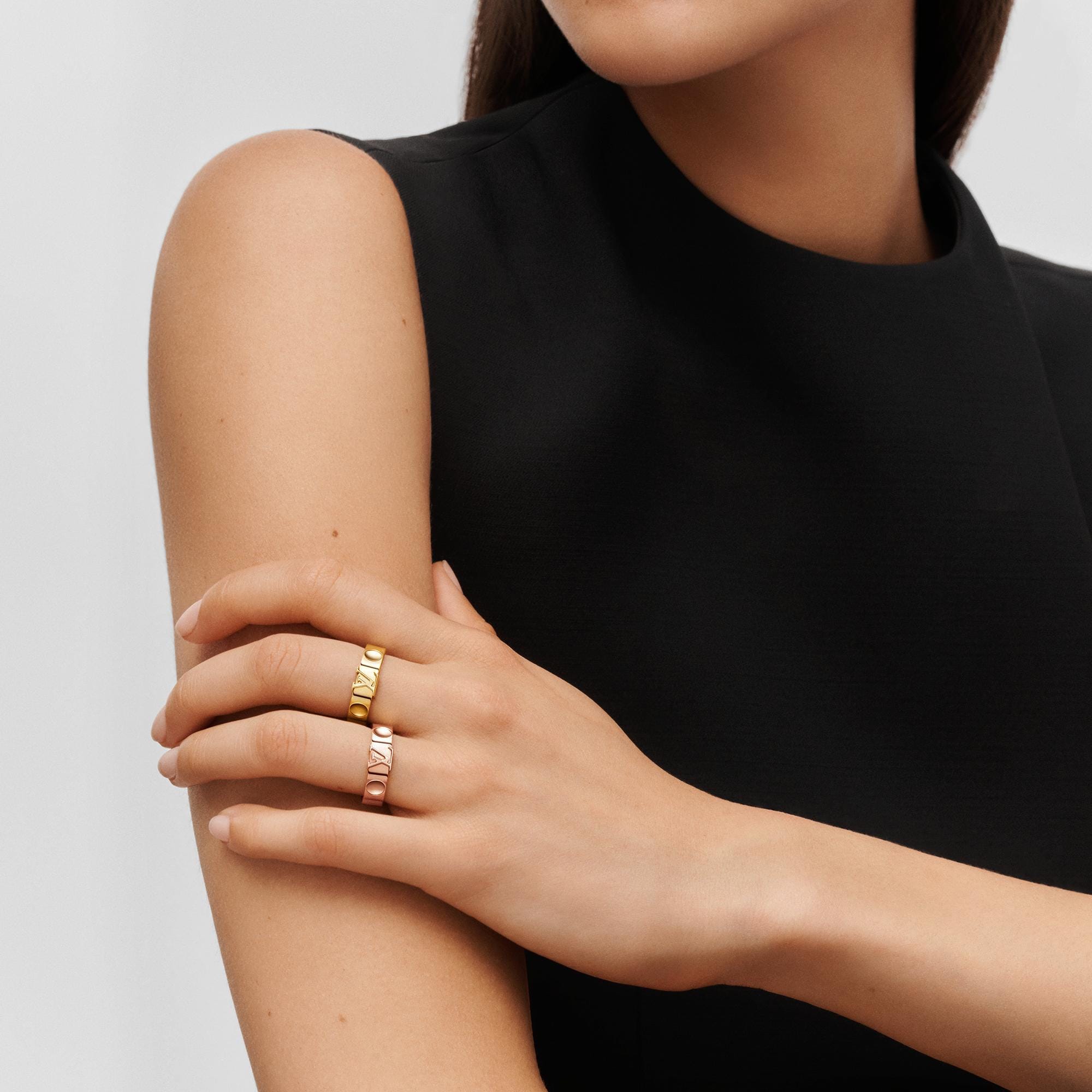 Empreinte Ring, Pink Gold  in Men