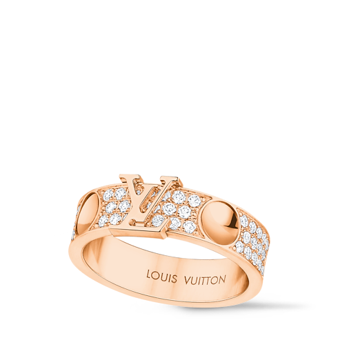 Empreinte Ring, Pink Gold And Diamonds in Jewellery's Categories Rings collections by Louis Vuitton (Product zoom)