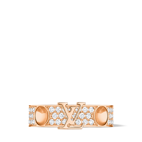 Empreinte Ring, Pink Gold And Diamonds in Jewellery's Categories Rings collections by Louis Vuitton (Product zoom)