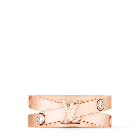 Empreinte Ring, Pink Gold And Diamonds in Jewellery's Categories All Fine Jewellery collections by Louis Vuitton (Product zoom)