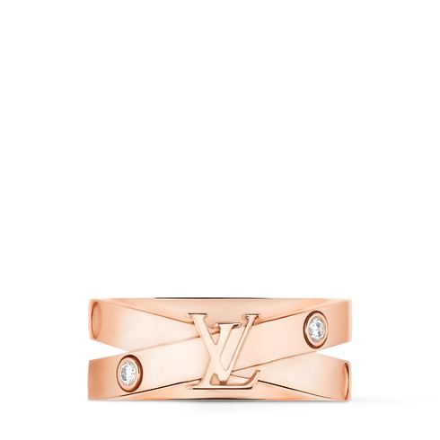 Empreinte Ring, Pink Gold And Diamonds in Jewellery's Categories All Fine Jewellery collections by Louis Vuitton (Product zoom)