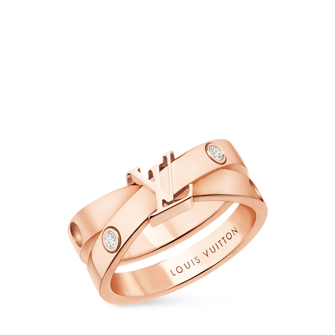 Empreinte Ring, Pink Gold And Diamonds in Jewellery's Categories All Fine Jewellery collections by Louis Vuitton (Product zoom)