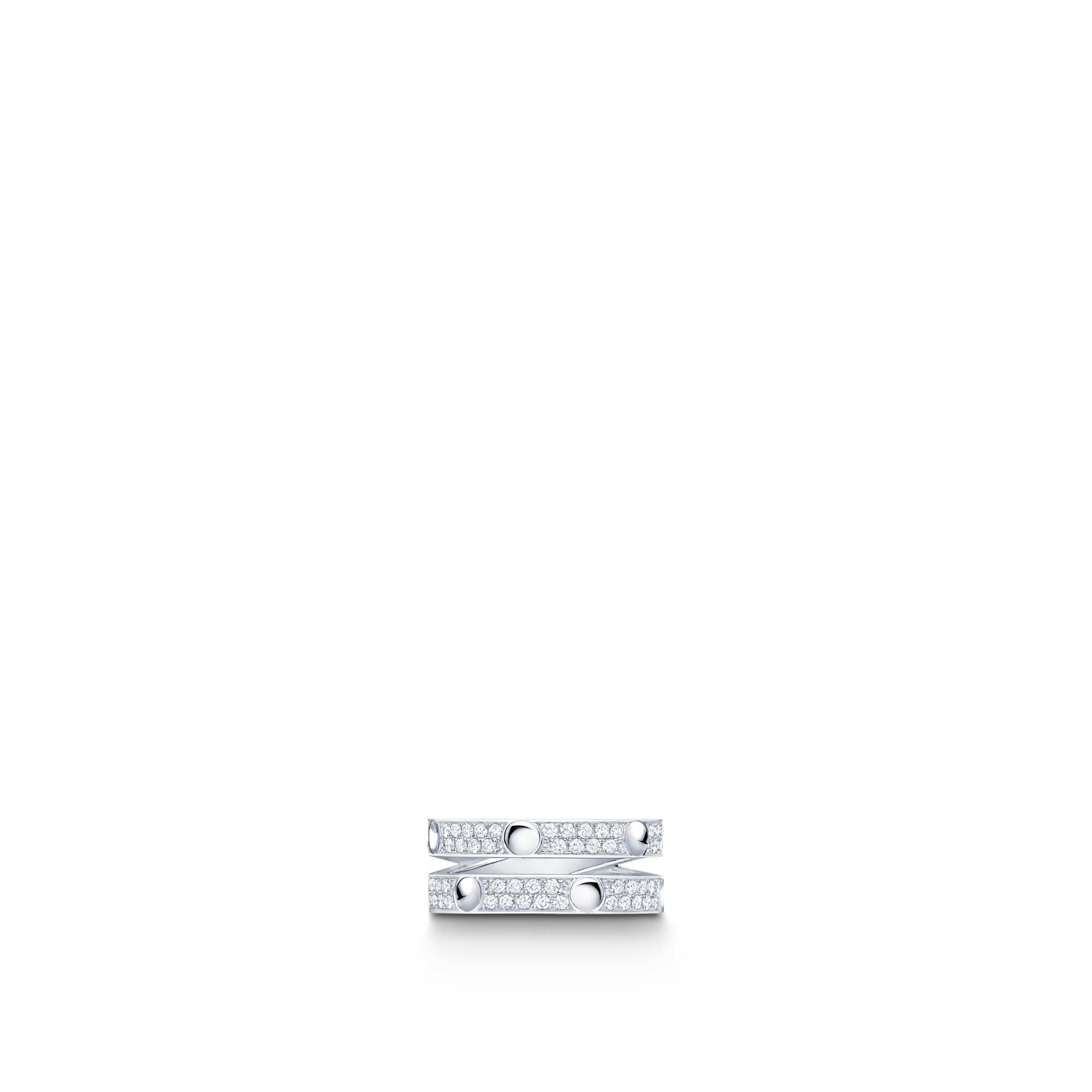 Empreinte Ring, White Gold and Diamonds  in Jewellery