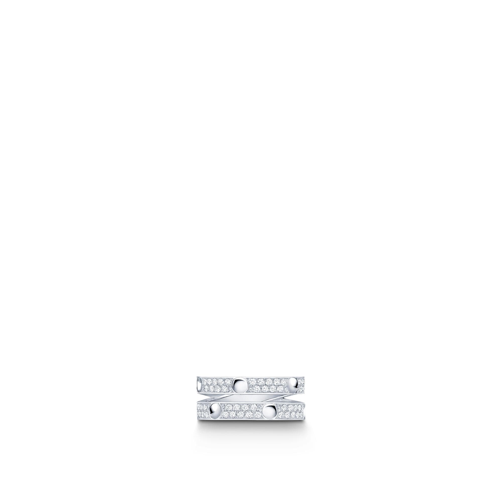 Empreinte Ring, White Gold and Diamonds  in Jewellery