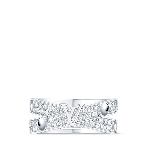 Empreinte Ring, White Gold and Diamonds in Jewellery's Categories All Fine Jewellery collections by Louis Vuitton (Product zoom)