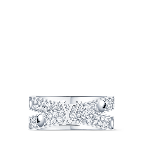 Empreinte Ring, White Gold and Diamonds in Jewellery's Categories All Fine Jewellery collections by Louis Vuitton (Product zoom)