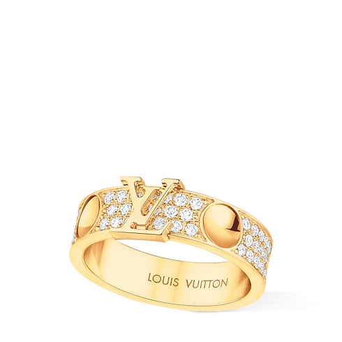 Empreinte Ring, Yellow Gold And Diamonds in Jewellery's Categories All Fine Jewellery collections by Louis Vuitton (Product zoom)