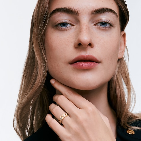 Empreinte Ring, Yellow Gold And Diamonds in Jewellery's Categories All Fine Jewellery collections by Louis Vuitton (Product zoom)