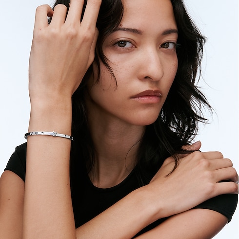 Empreinte Small Bangle, White Gold in Jewellery's Categories Bracelets collections by Louis Vuitton (Product zoom)