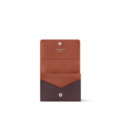 Envelope Business Card Holder Taiga Leather in Bags and Small Leather Goods's Men Small Leather Goods Card Holders collections by Louis Vuitton (Product zoom)