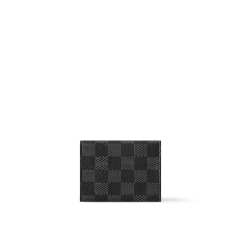 Enveloppe Carte De Visite Damier Graphite Canvas in Men's Wallets and Small Leather Goods Card Holders and Passport Covers collections by Louis Vuitton (Product zoom)
