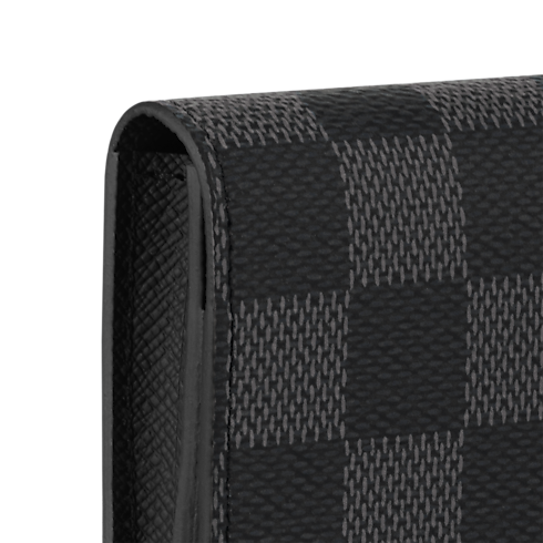 Enveloppe Carte De Visite Damier Graphite Canvas in Men's Wallets and Small Leather Goods Card Holders and Passport Covers collections by Louis Vuitton (Product zoom)