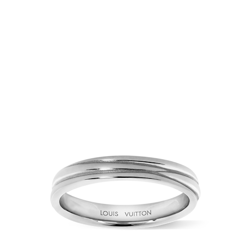 Epi wedding band, platinum in Jewellery's Categories All Fine Jewellery collections by Louis Vuitton (Product zoom)