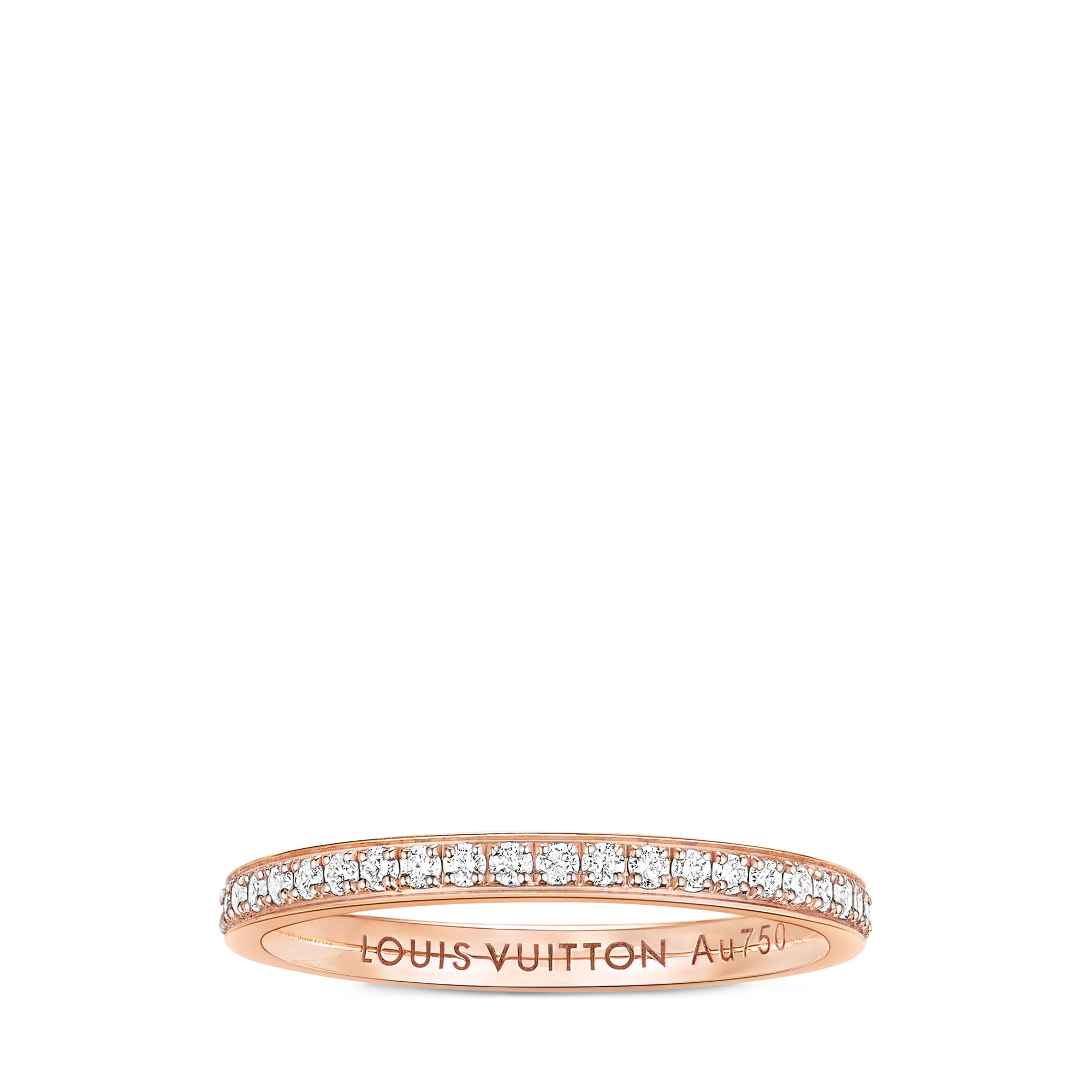 Eternity Wedding Band, Pink Gold and Diamonds  in Jewellery