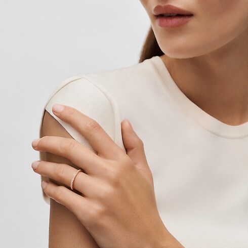 Eternity Wedding Band, Pink Gold and Diamonds in Jewellery's Categories All Fine Jewellery collections by Louis Vuitton (Product zoom)