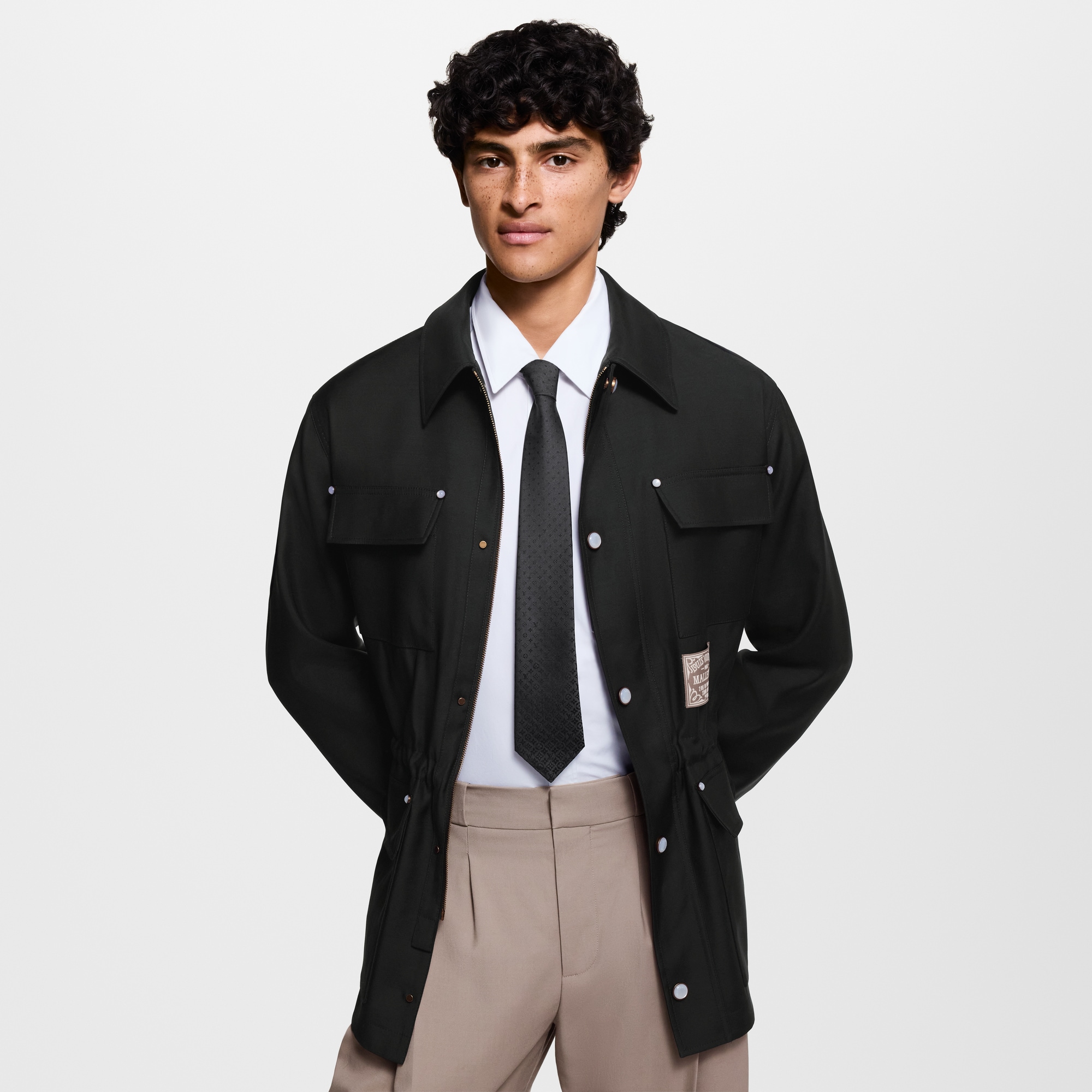 Fading Monogram Tie S00 in Men