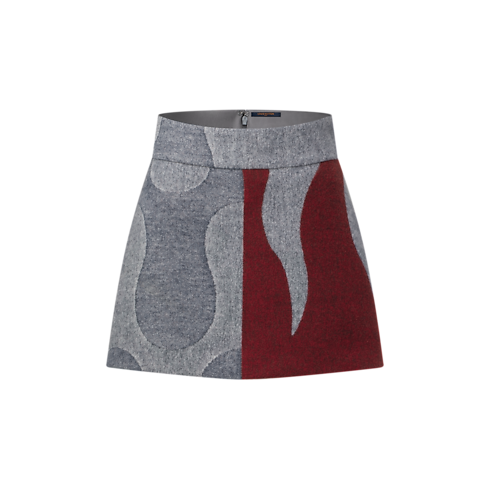 Flame Jacquard Mini Skirt in Women's Ready-to-Wear Skirts and Shorts collections by Louis Vuitton (Product zoom)