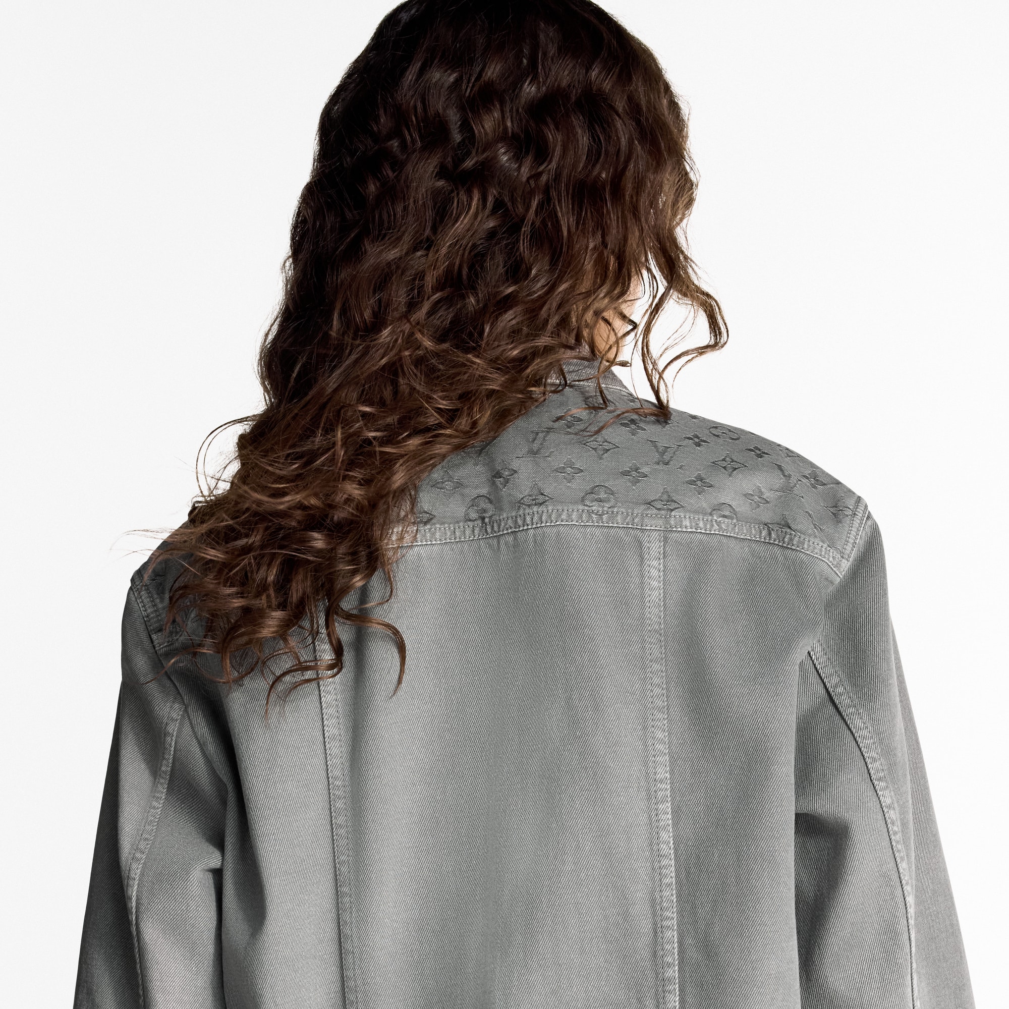 Flap Pocket Denim Jacket   in Women