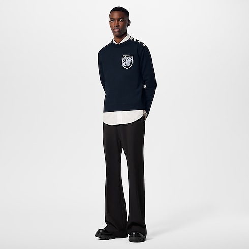 Flared Tailored Wool Pants in Men's Discontinued Product Obs 12 collections by Louis Vuitton (Product zoom)