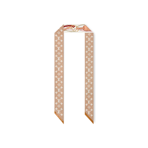Flower And Straps BB Bandeau S00 in Women's Accessories Silk Squares and Bandeaux collections by Louis Vuitton (Product zoom)