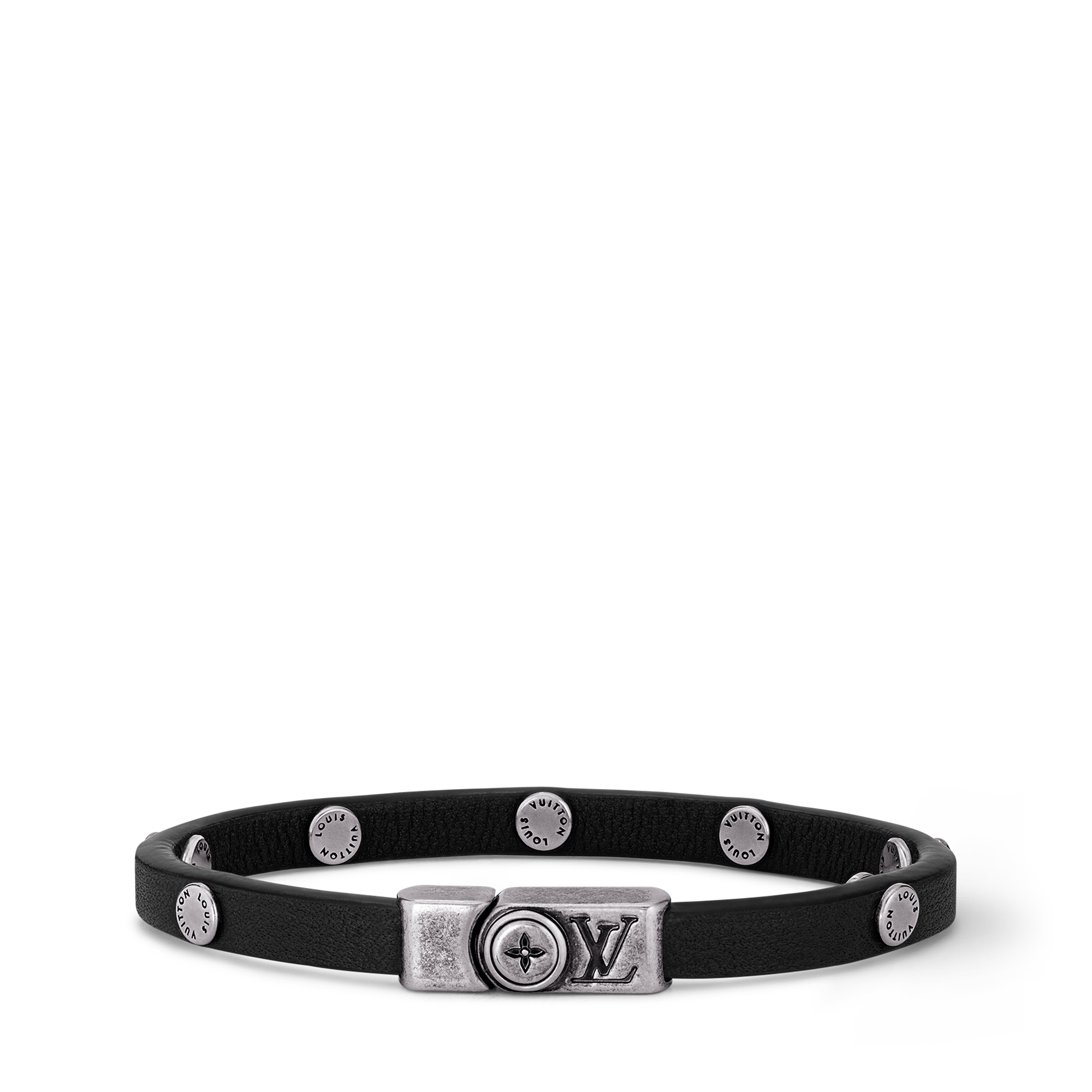 Flower Edge Stud Bracelet  in Men