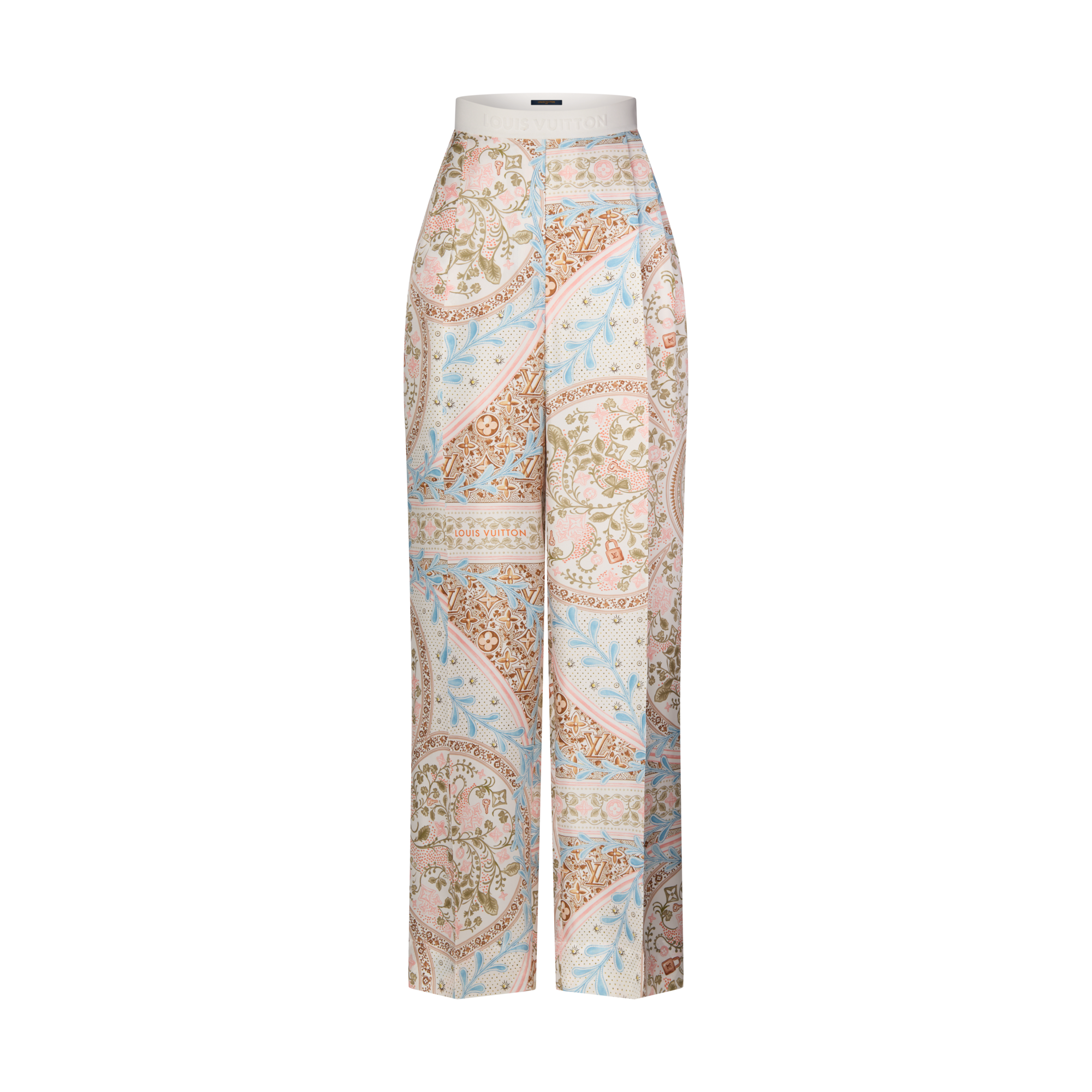 Flower Foulard Wide-Cut Pants - Ready-to-Wear | LOUIS VUITTON