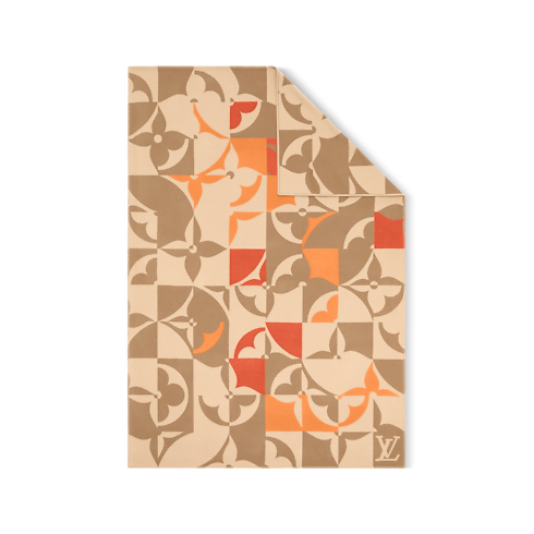 Flower Puzzle Throw 140 x 200 in Trunks, Travel and Home's Home and Art of Dining Home Textile collections by Louis Vuitton (Product zoom)