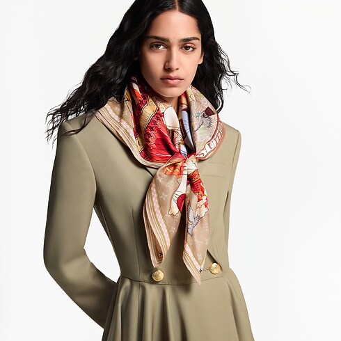 From The Cloud Square 90 S00 in Women's Accessories Silk Squares and Bandeaux collections by Louis Vuitton (Product zoom)