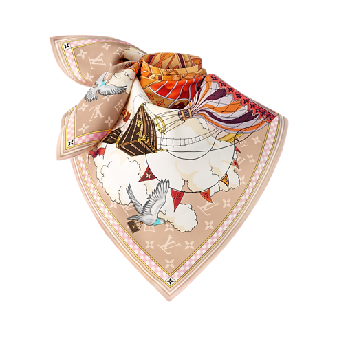 From The Cloud Square 90 S00 in Women's Accessories Silk Squares and Bandeaux collections by Louis Vuitton (Product zoom)