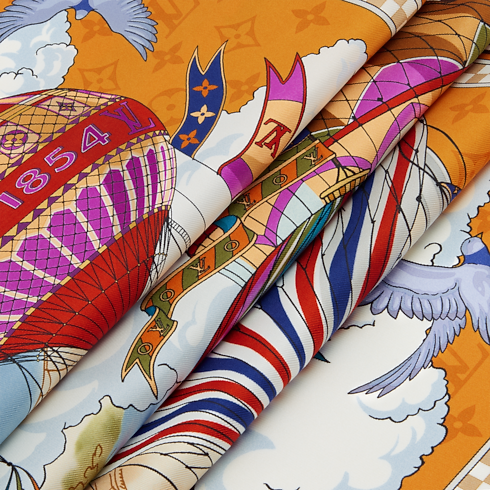 From The Cloud Square 90 S00 in Women's Accessories Silk Squares and Bandeaux collections by Louis Vuitton (Product zoom)