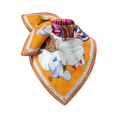 From The Cloud Square 90 S00 in Women's Accessories Silk Squares and Bandeaux collections by Louis Vuitton (Product zoom)