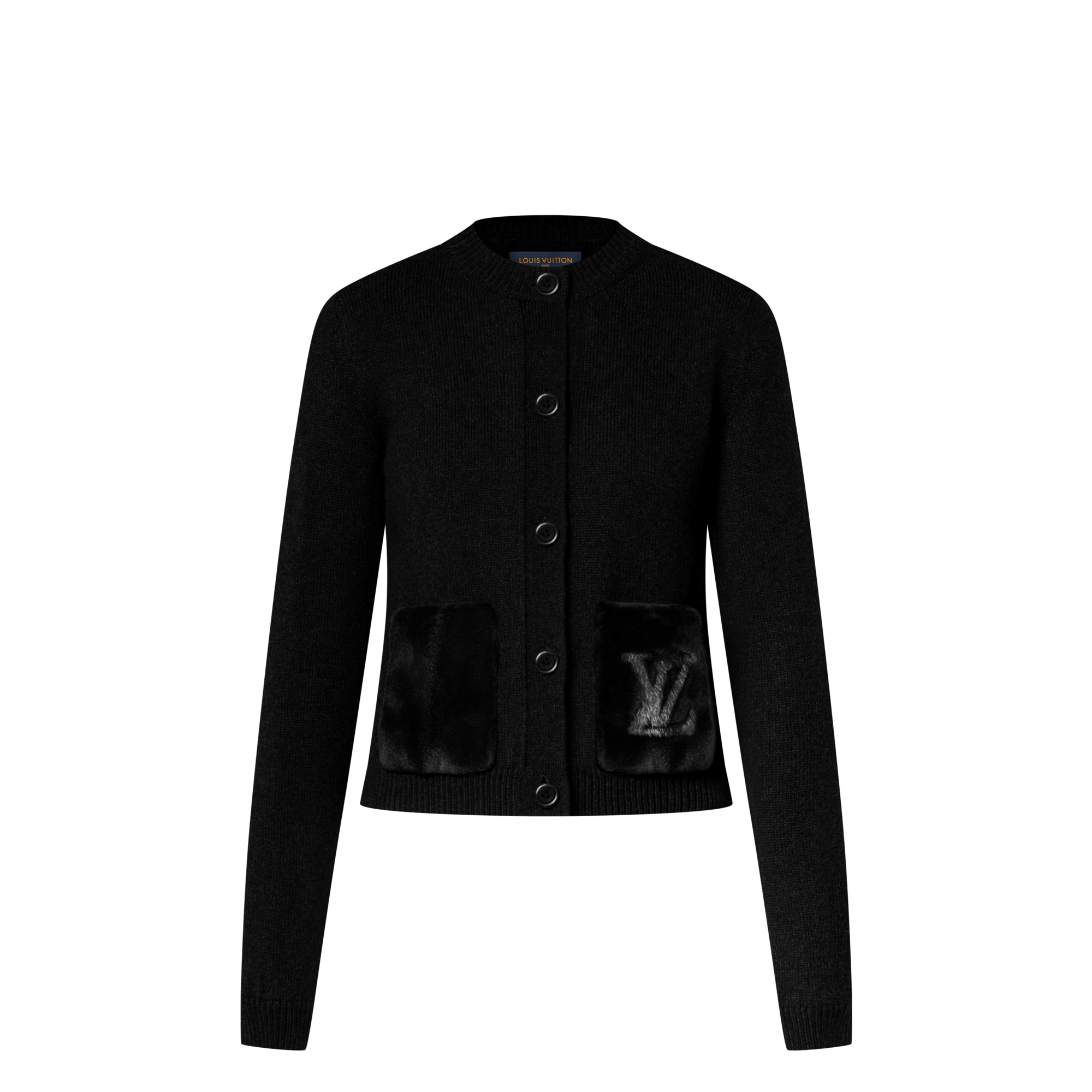Fur Pocket Cardigan  in Women