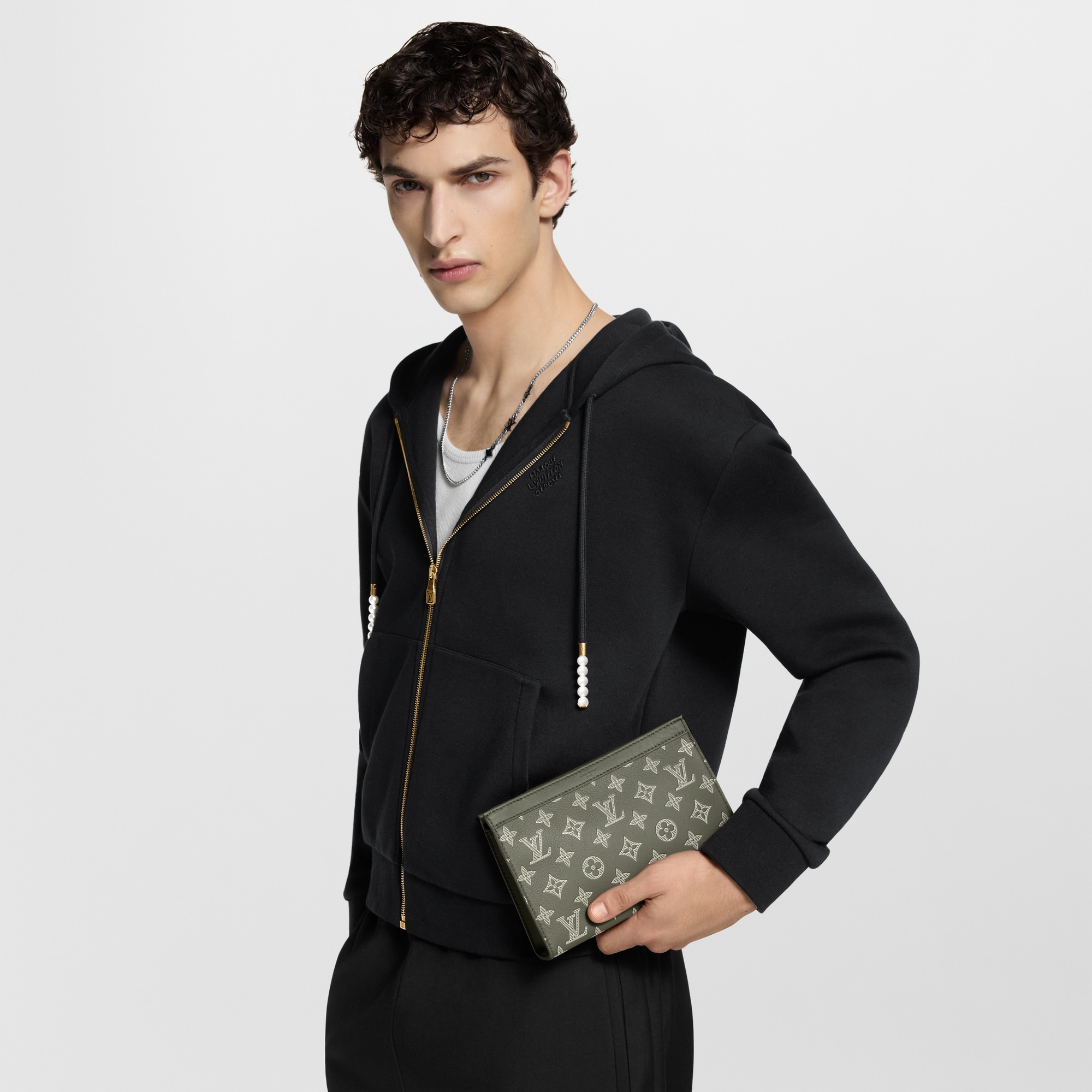 Gaston Wearable Wallet Monogram Shadow in Bags and Small Leather Goods