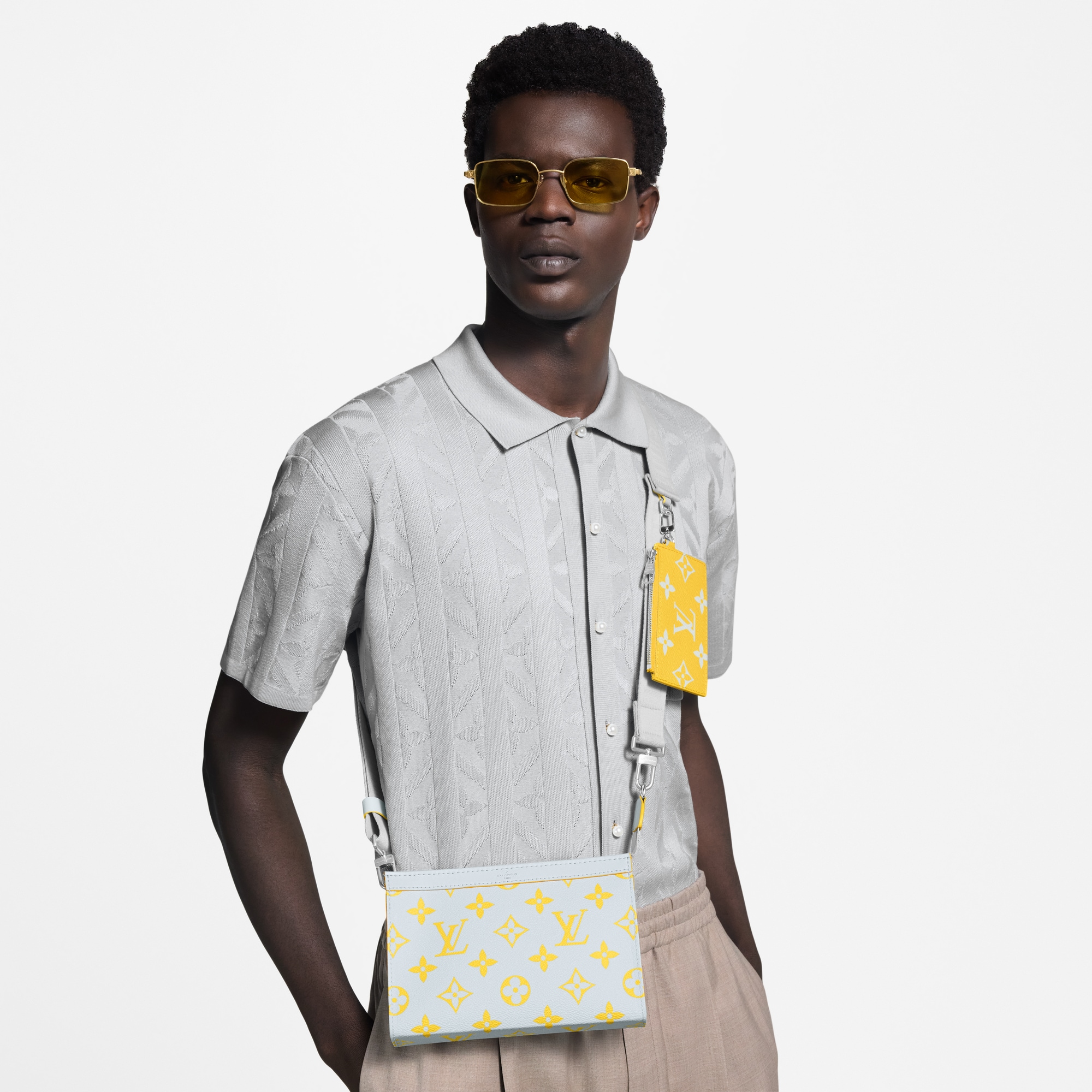 Gaston Wearable Wallet Monogram Other Canvas in Men