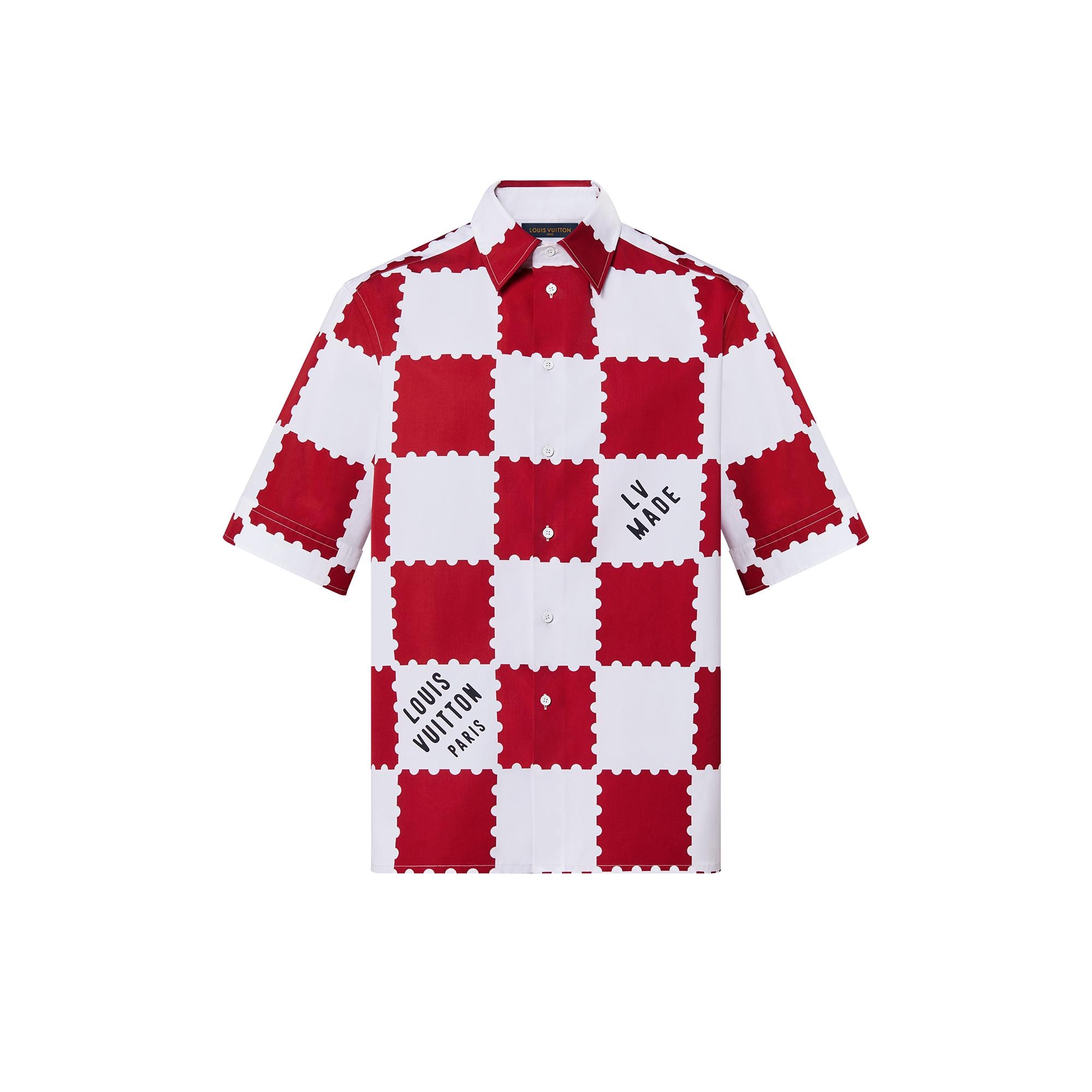 Giant Damier Short-Sleeved Shirt 