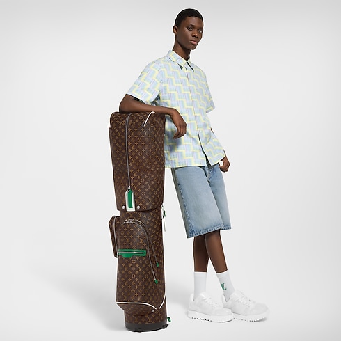 Golf Bag Monogram Macassar Canvas in Men's Travel Softsided Luggage and Duffle Bags collections by Louis Vuitton (Product zoom)